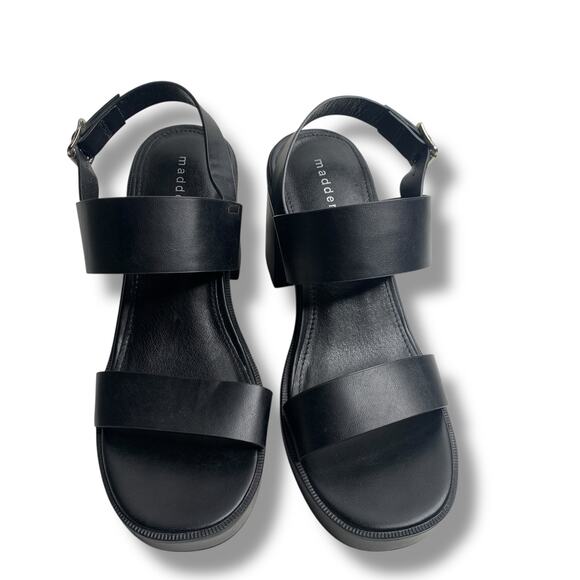 Madden Girl Shoes Toola Platform City Sandals Heels Chunky Strappy Y2K Size 8.5 - Picture 9 of 9